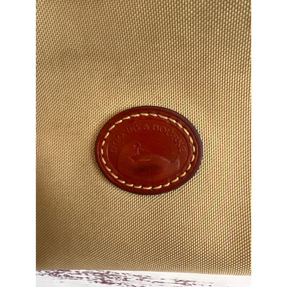 Dooney & Bourke Canvas Crossbody Pouchette Kahki - Picture 3 of 15